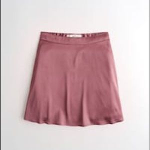 Ultra High-Rise Satin Mini Skirt